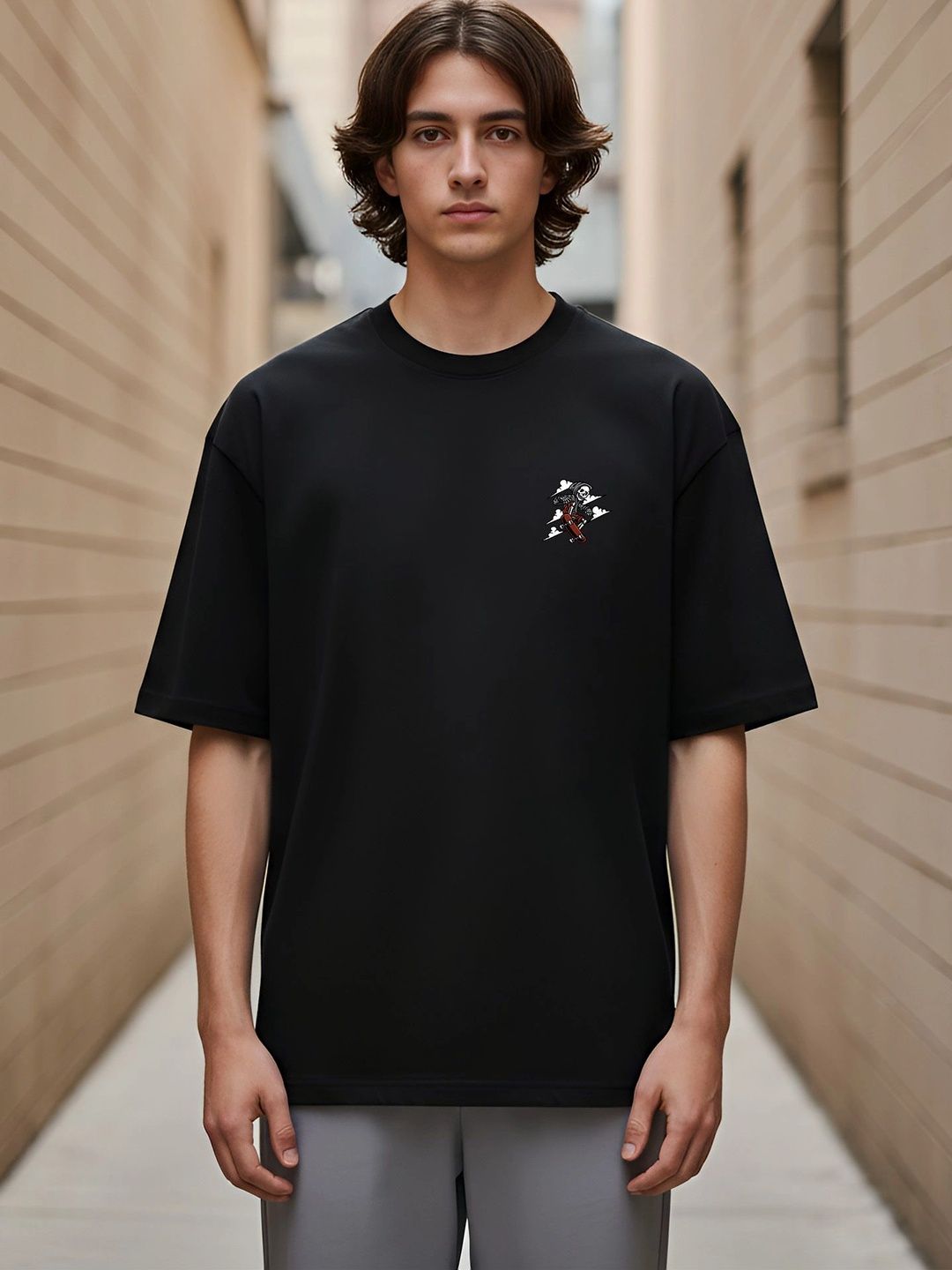 Black Pigeon Men Printed T-shirt