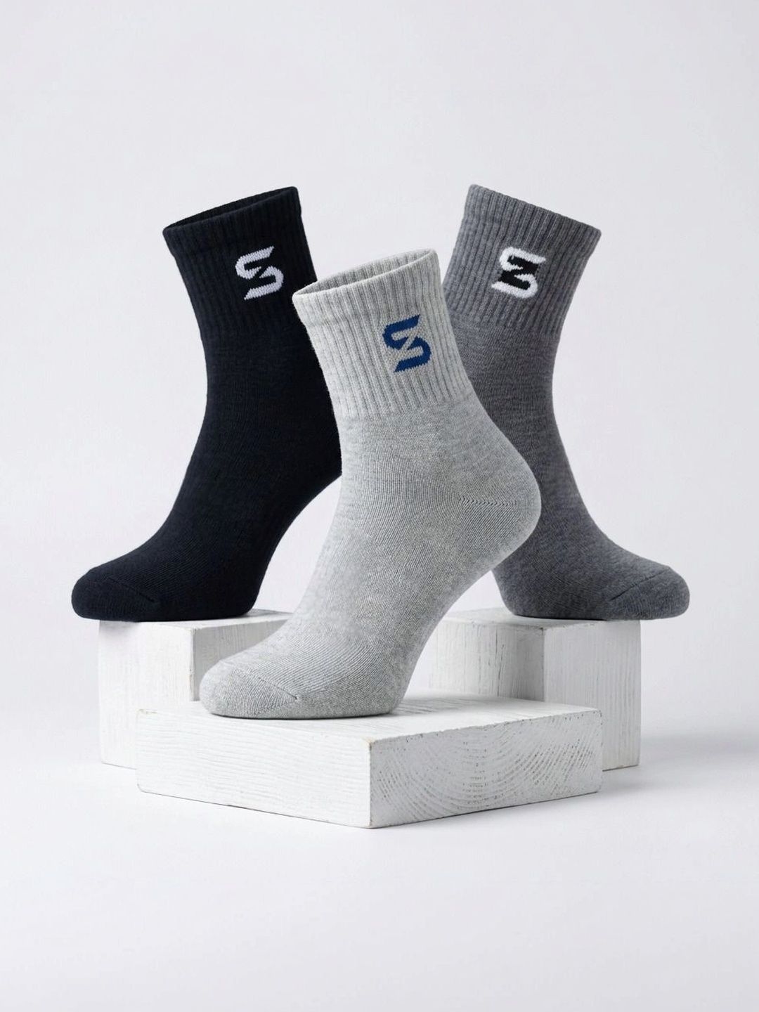 sakyastars Men Pack of 6 Above Ankle Socks