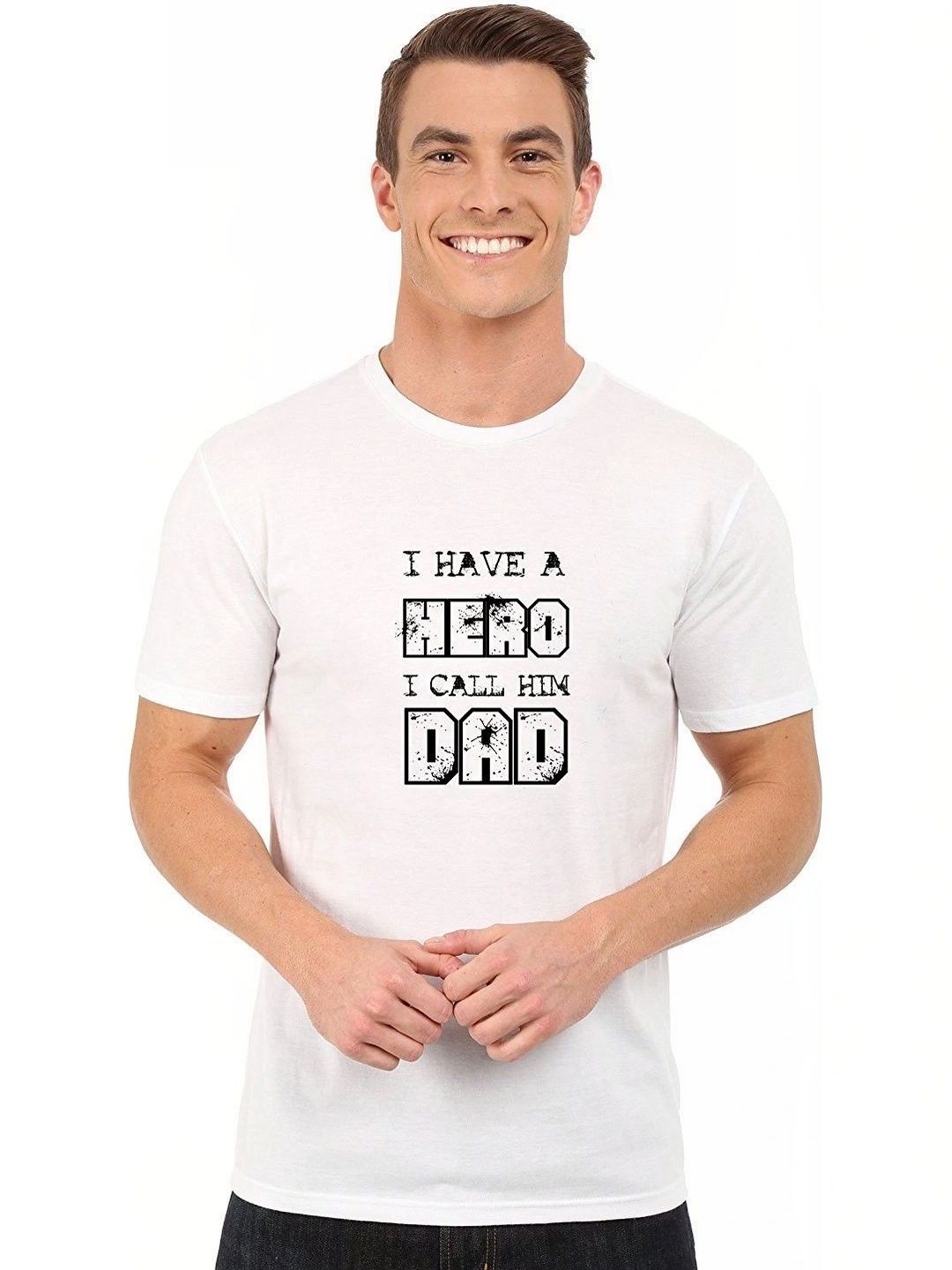 Double F Men Typography Printed T-shirt