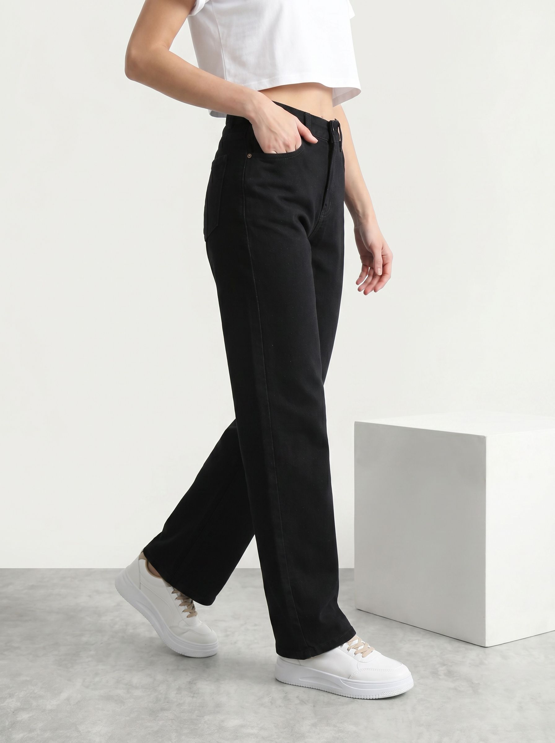 Mast & Harbour Mast & Harbour Women Straight Fit Jeans