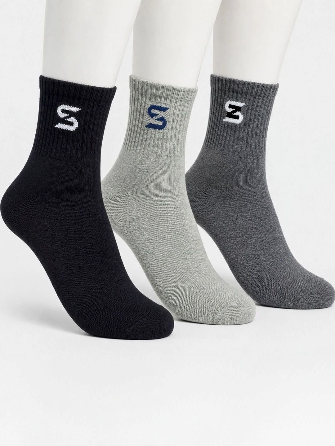 sakyastars Men Pack of 3 Above Ankle Socks