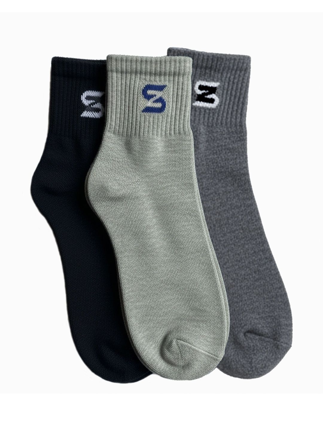 sakyastars Men Pack of 3 Above Ankle Socks