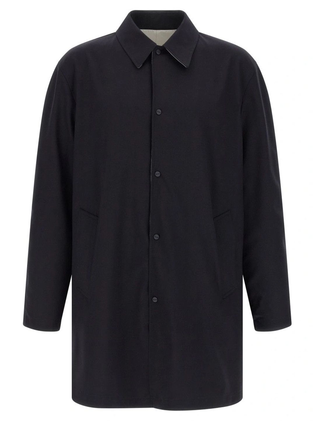 Herno Black Solid Reversible Jacket