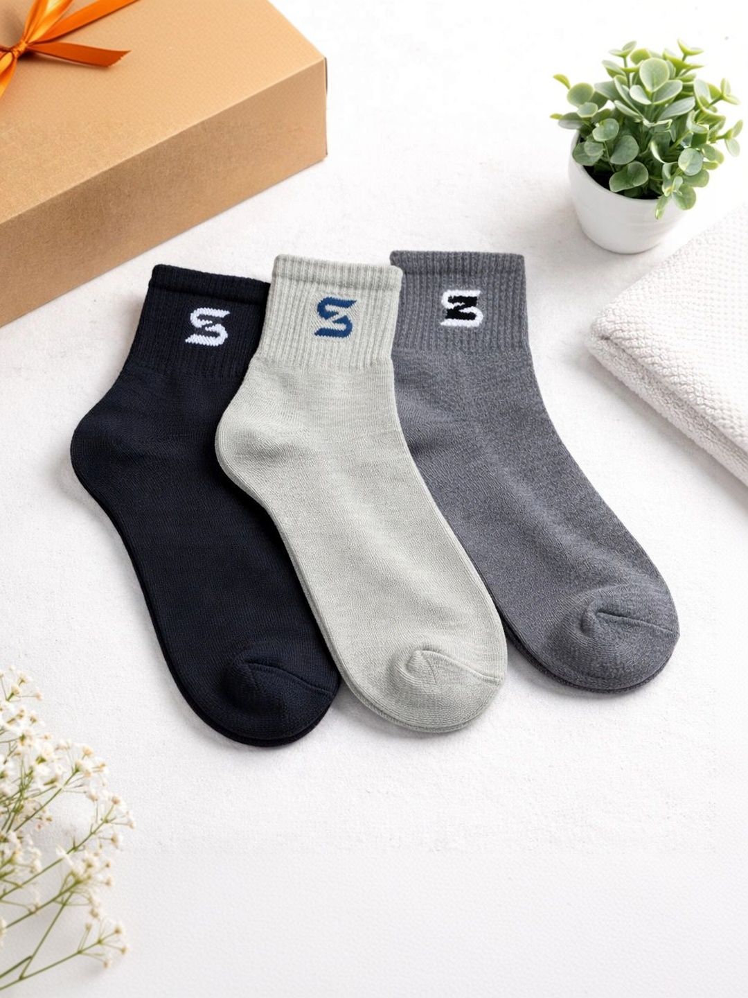 sakyastars Men Pack of 6 Above Ankle Socks