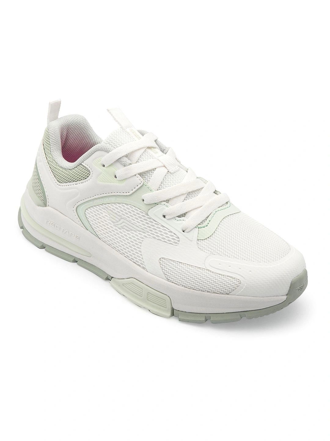 Red Tape Red Tape Sports Shoes for Women in White Green | Sports Shoes