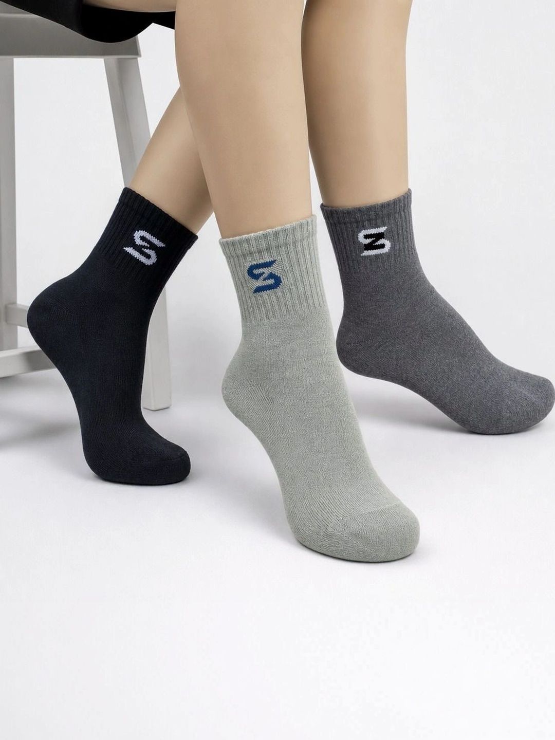 sakyastars Men Pack of 6 Above Ankle Socks