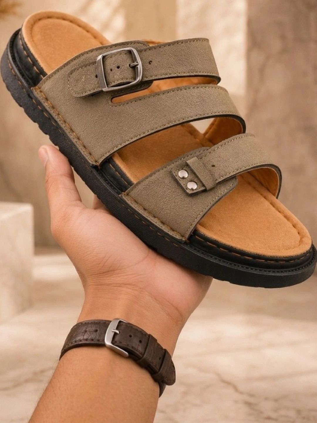 Killer Men Suede Comfort Sandals