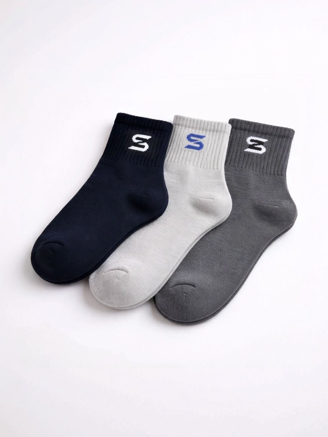 sakyastars Men Pack of 3 Above Ankle Socks