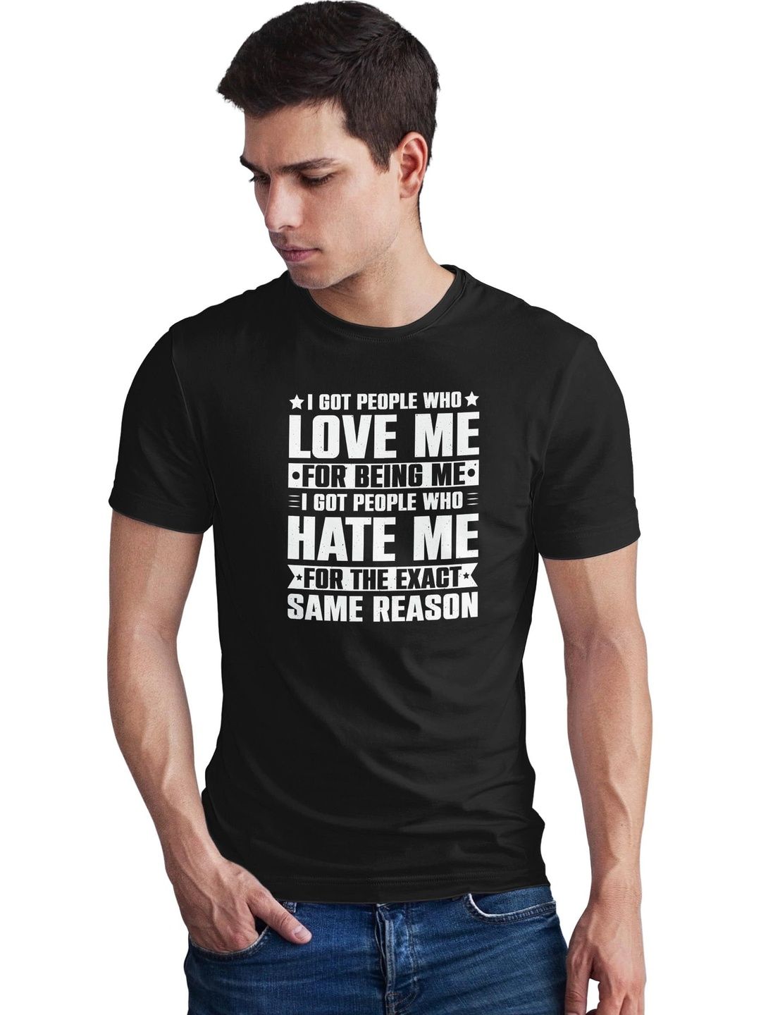 Seekbuylove Men Typography Printed T-shirt