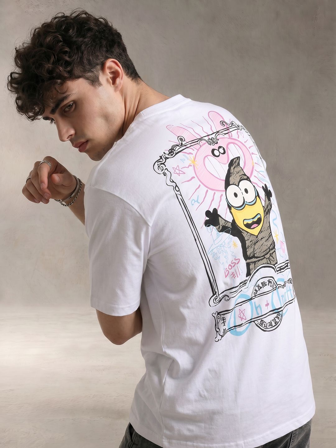 Minions by Kook N Keech Men Minions Printed T-shirt