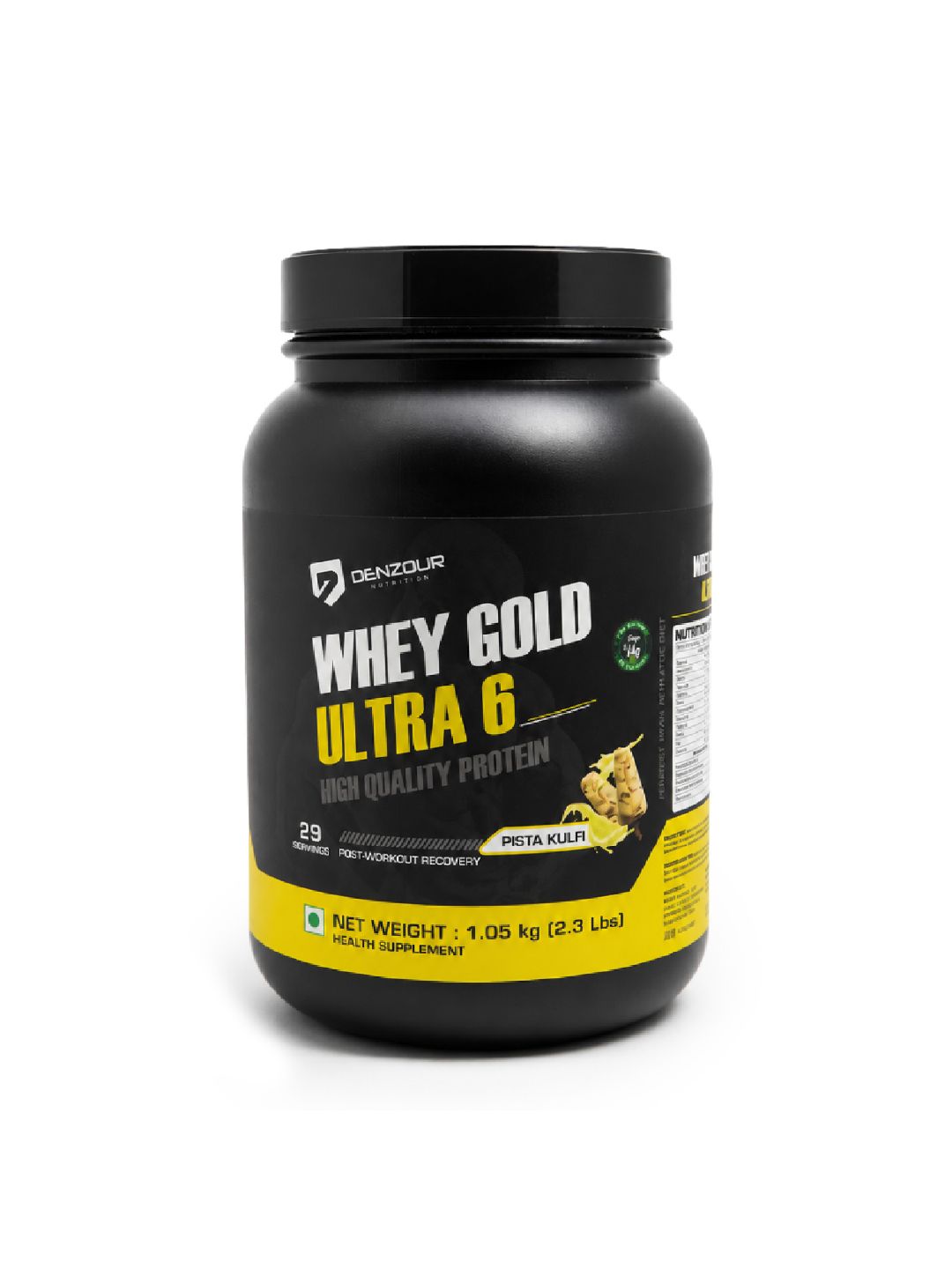 DENZOUR NUTRITION DENZOUR NUTRITION Whey Gold Ultra 6  Protein - 1.5 Kg - Frooti Mango