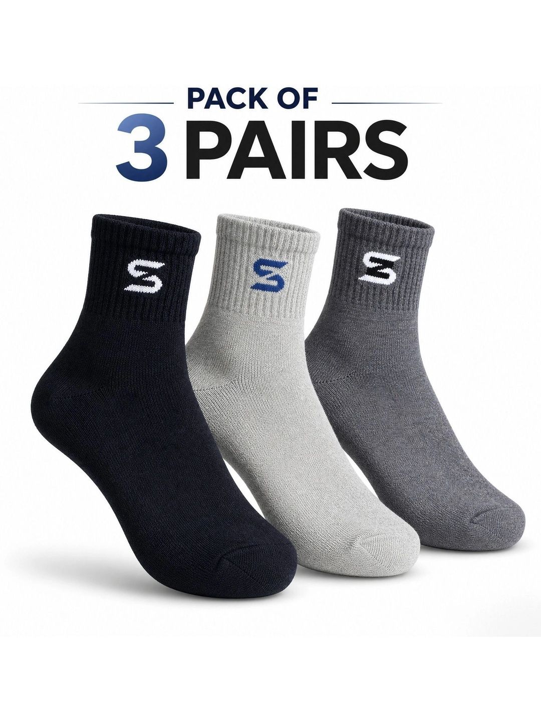 sakyastars Men Pack of 6 Above Ankle Socks