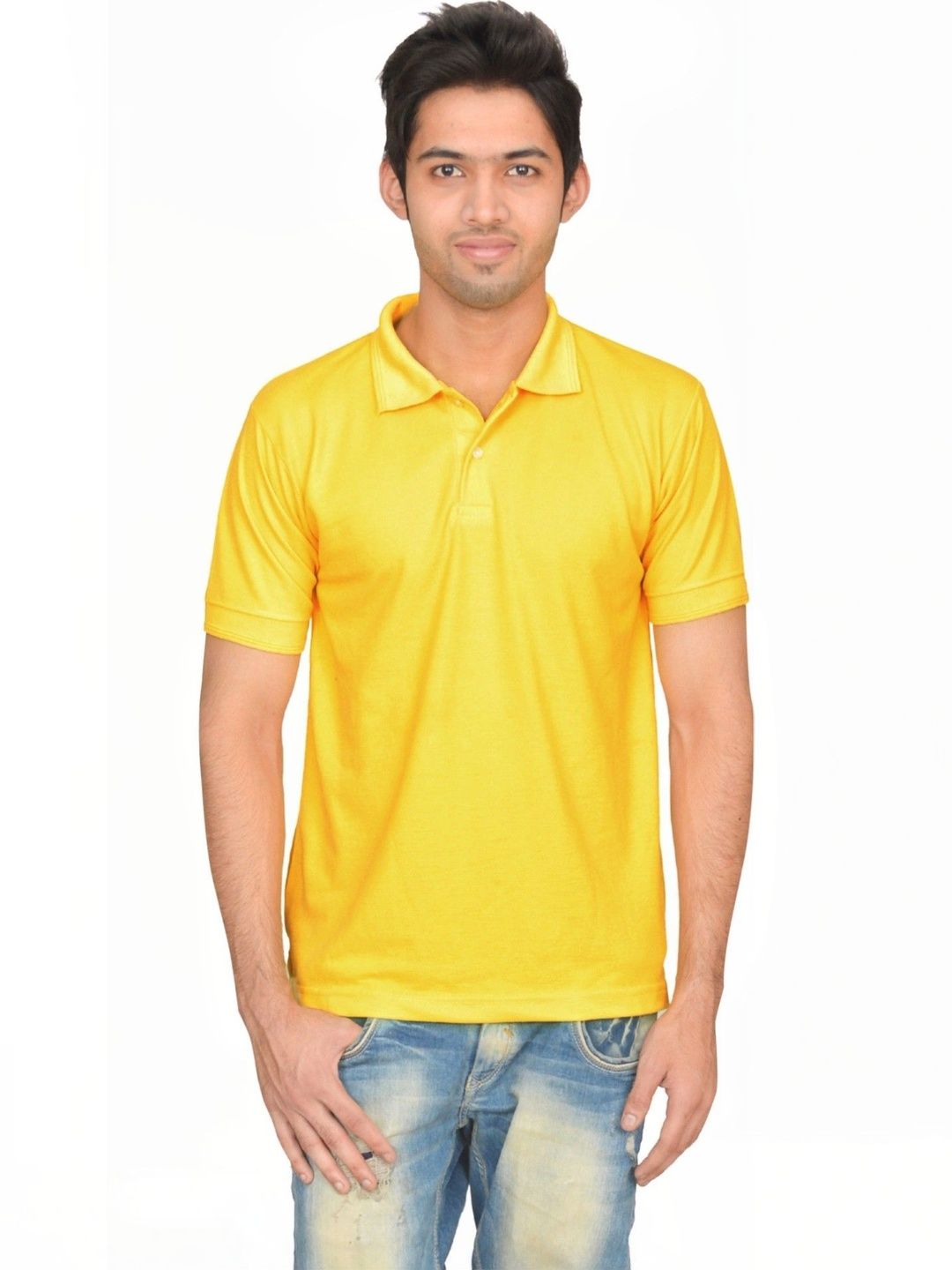 Double F Men Polo Collar T-shirt
