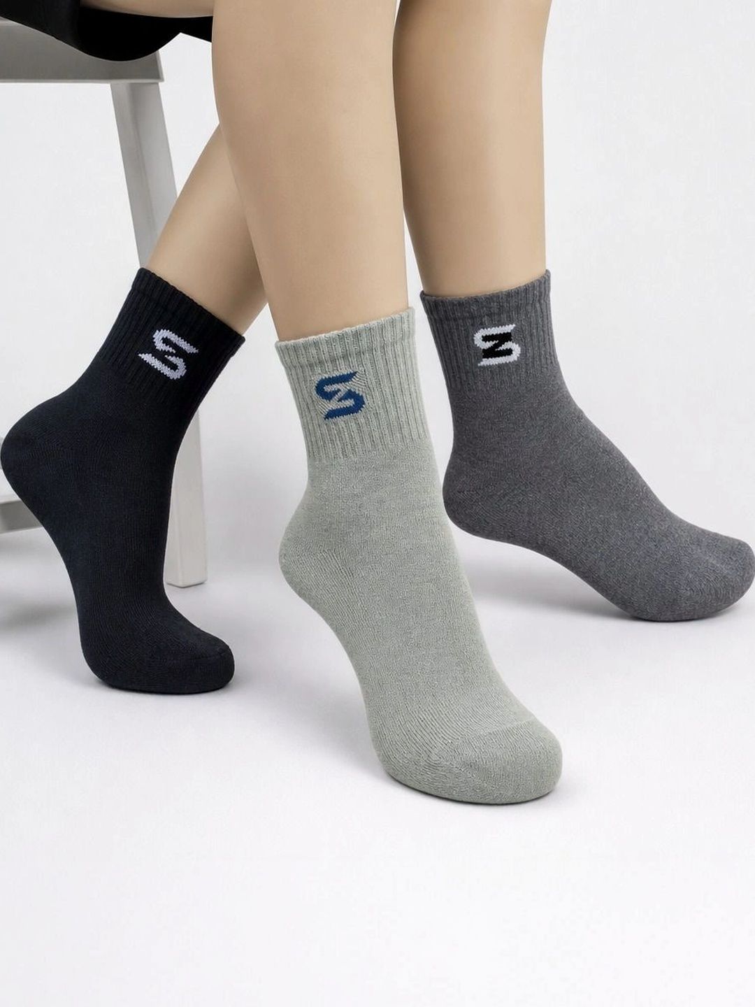 sakyastars Men Pack of 6 Above Ankle Socks