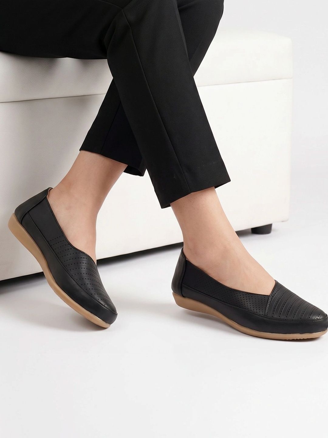 Mast & Harbour Mast & Harbour Women Textured Ballerinas