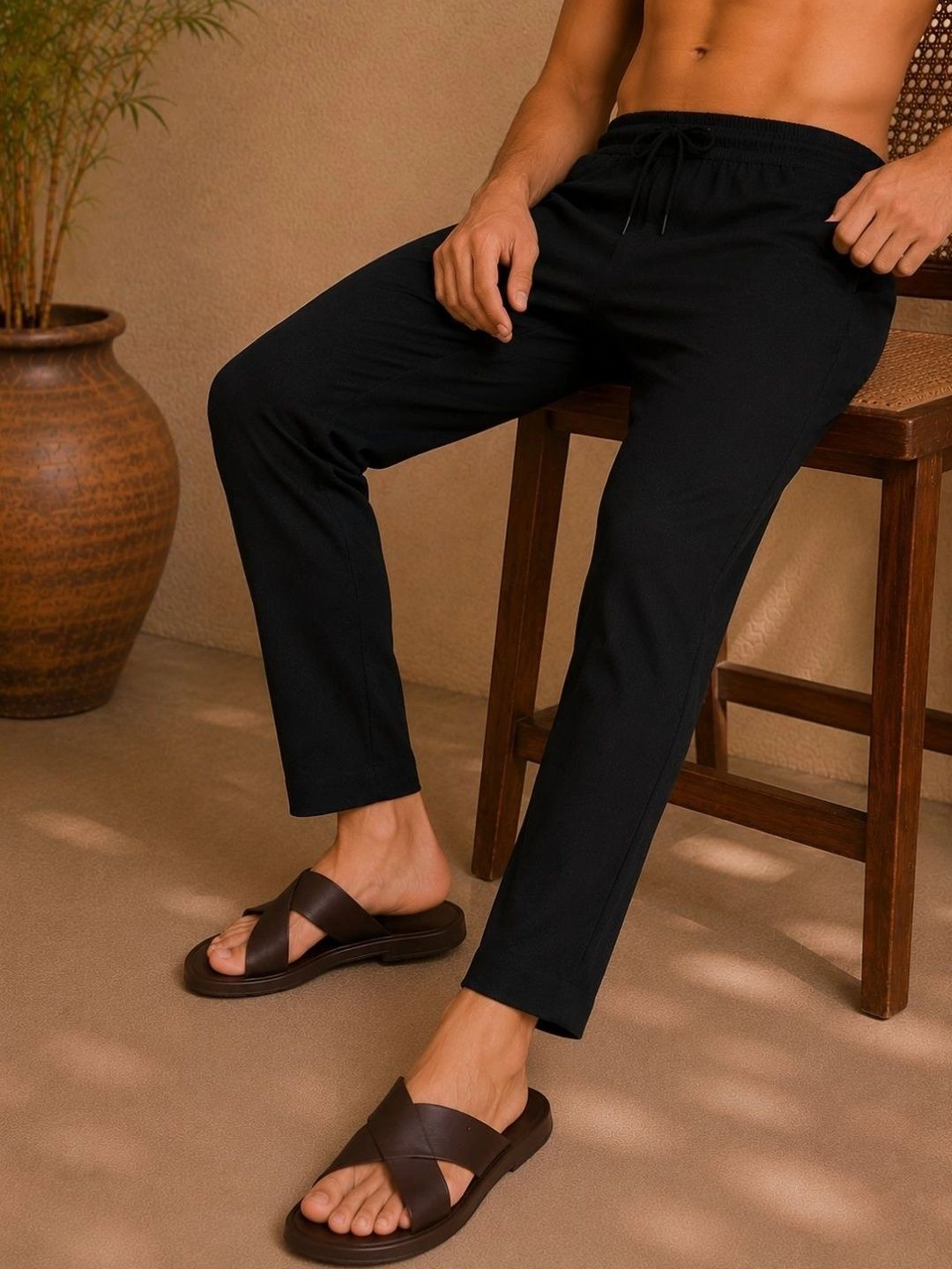 MIDAV MIDAV Men Original Straight Fit Trousers