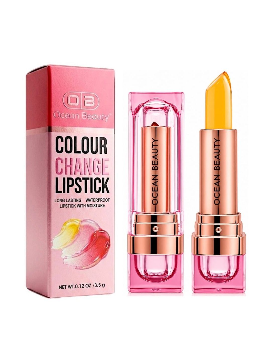 OB Ocean Beauty OB Ocean Beauty Color Changing Lipstick - Pink 102