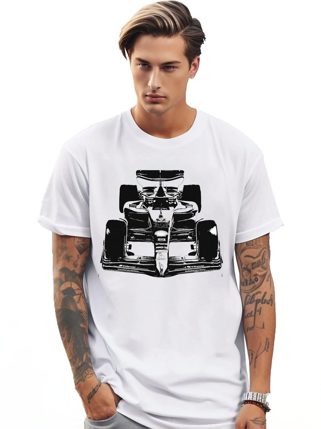 VLAM Unisex Printed Slim Fit T-shirt