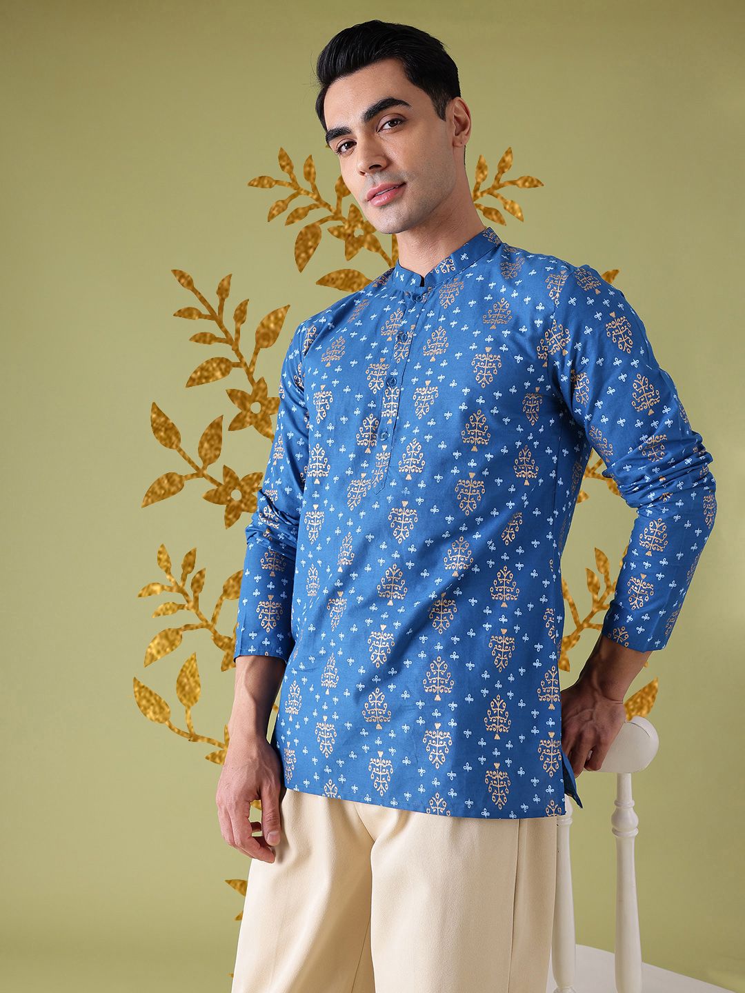 Anouk Ethnic Motifs Printed Kurta