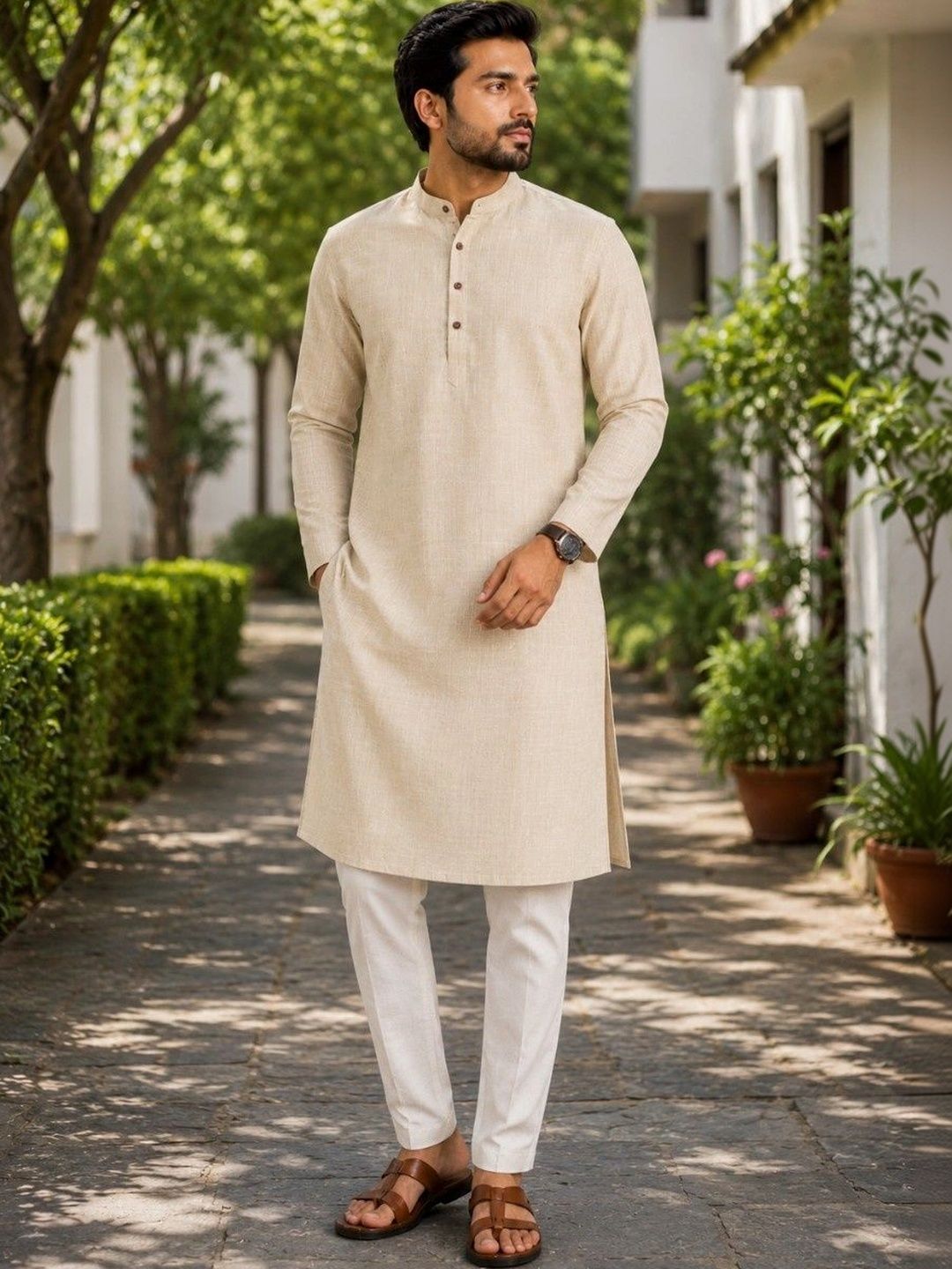 LADSLOOM Men Kurta