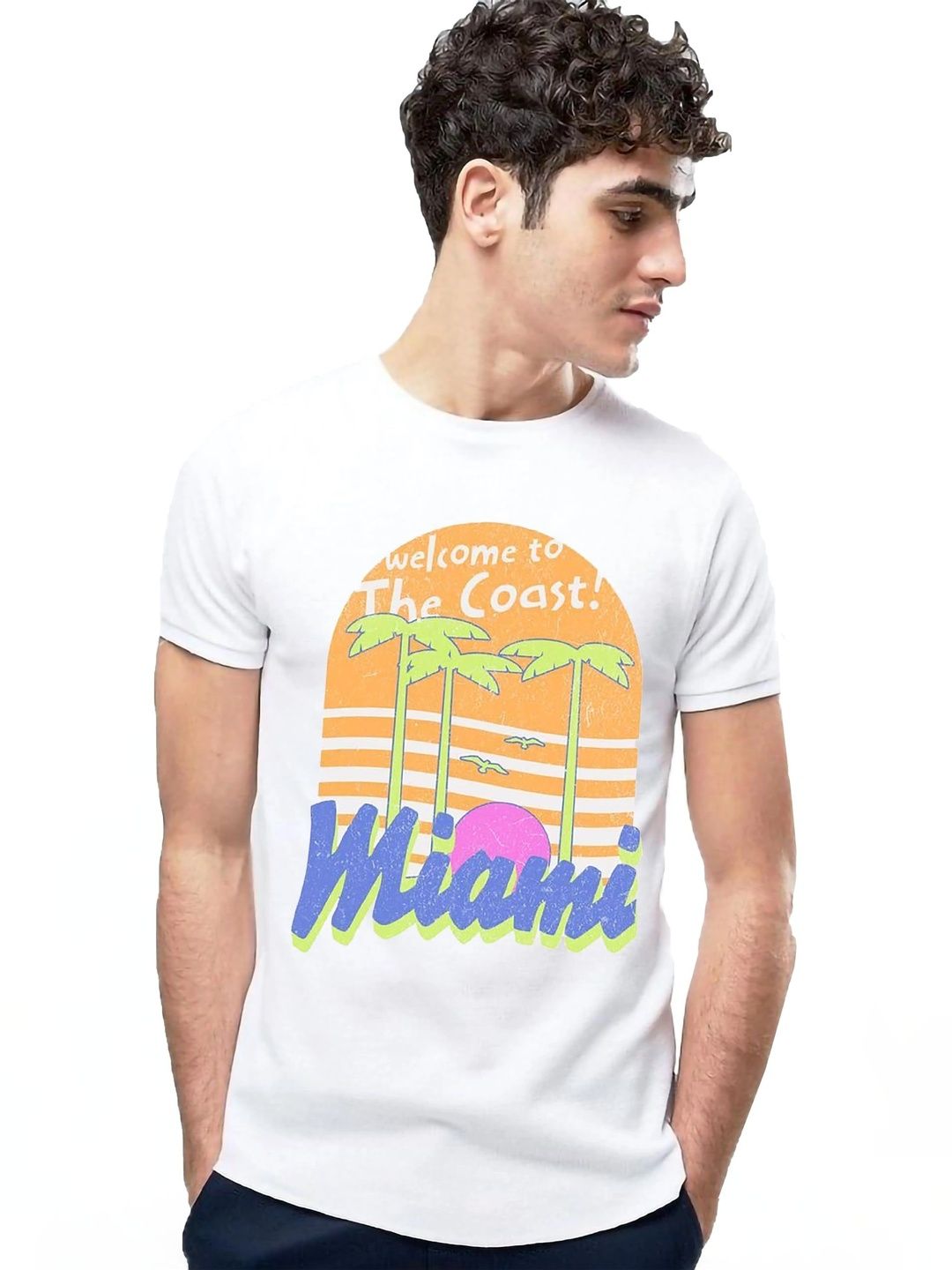 VLAM Unisex Printed Slim Fit T-shirt