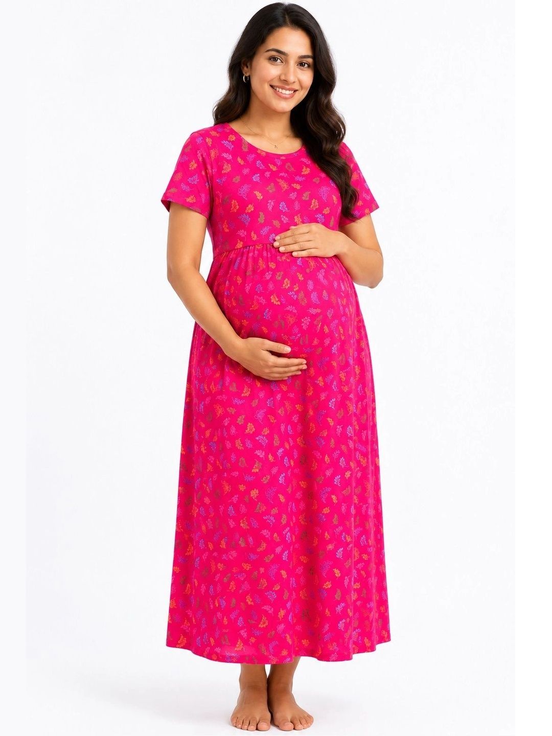 BAESD Printed Maxi Nightdress