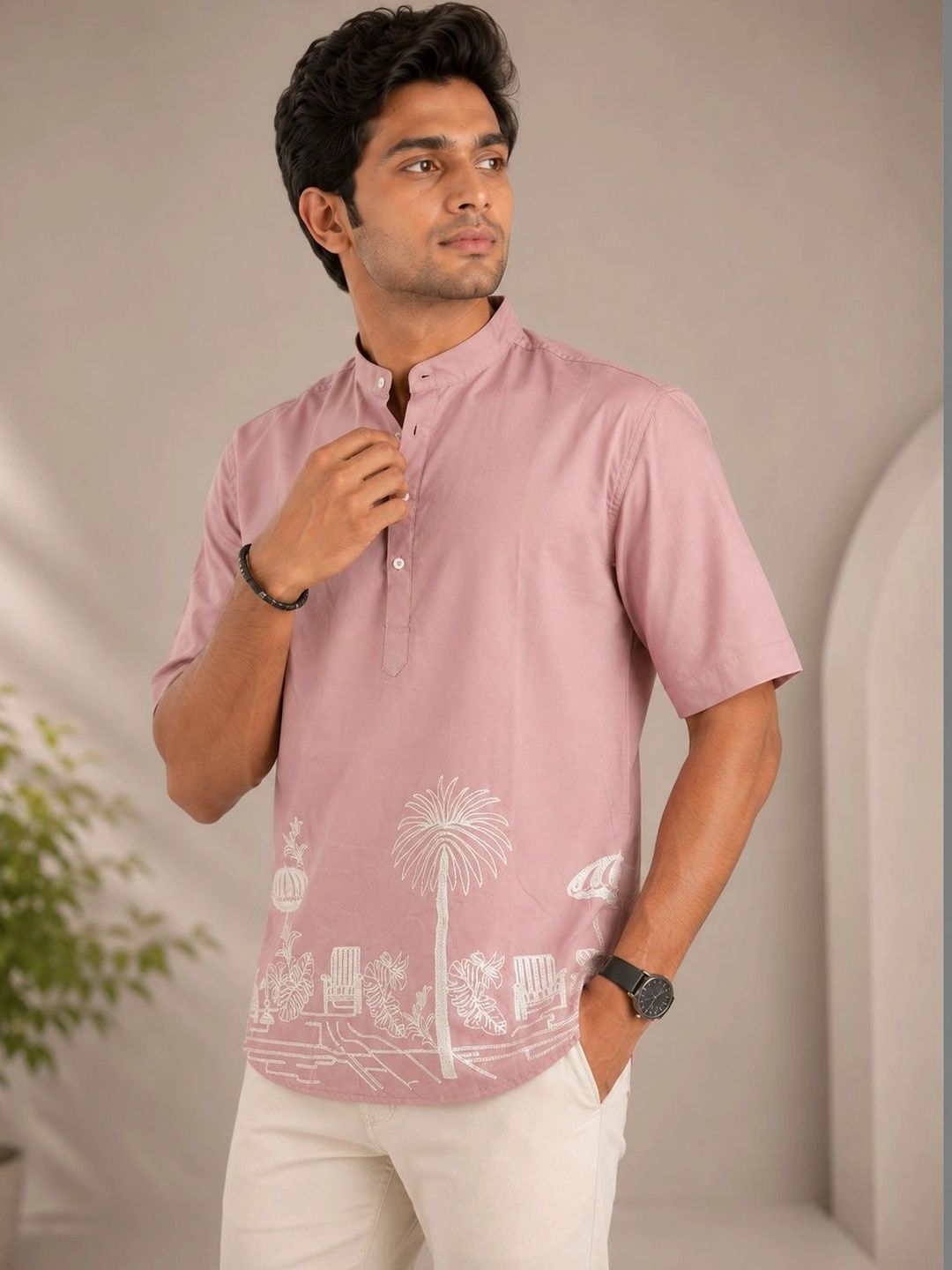 KLYZEE KLYZEE Men Classic Printed Casual Shirt