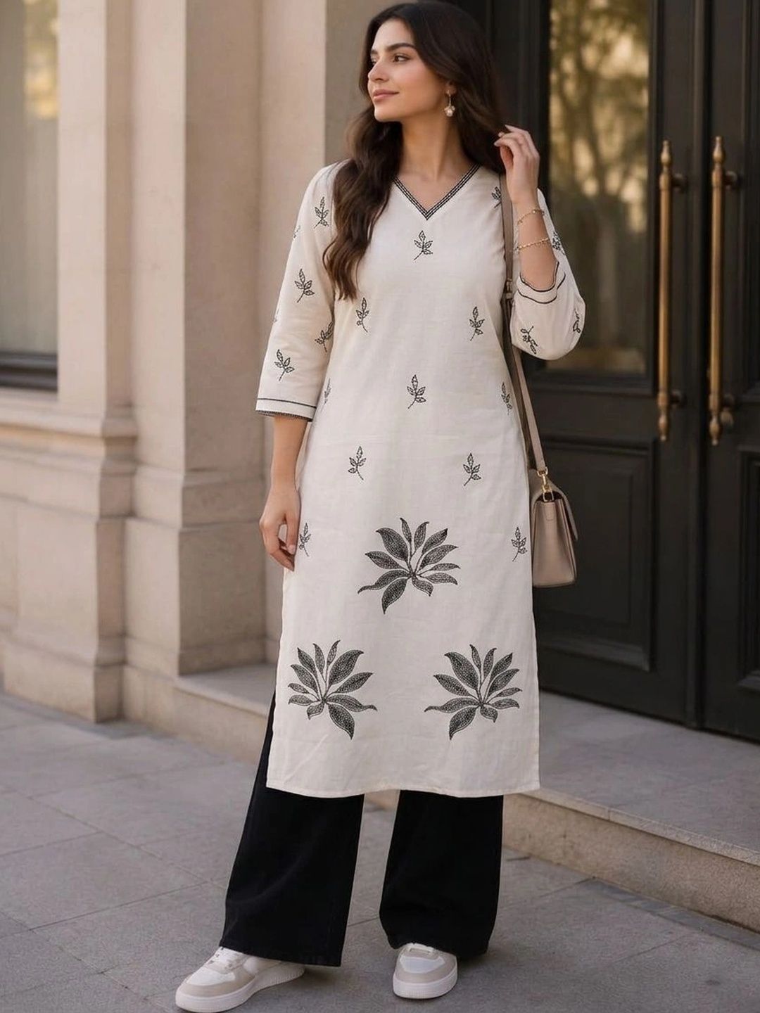 HOUSE OF AXI Women Pure Cotton Kurtis