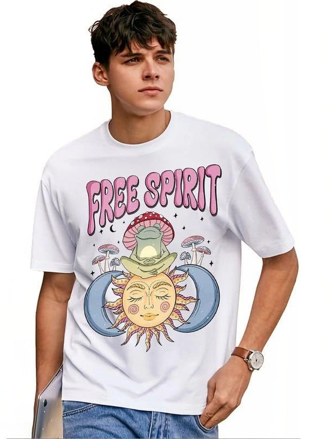 VLAM Unisex Printed Slim Fit T-shirt