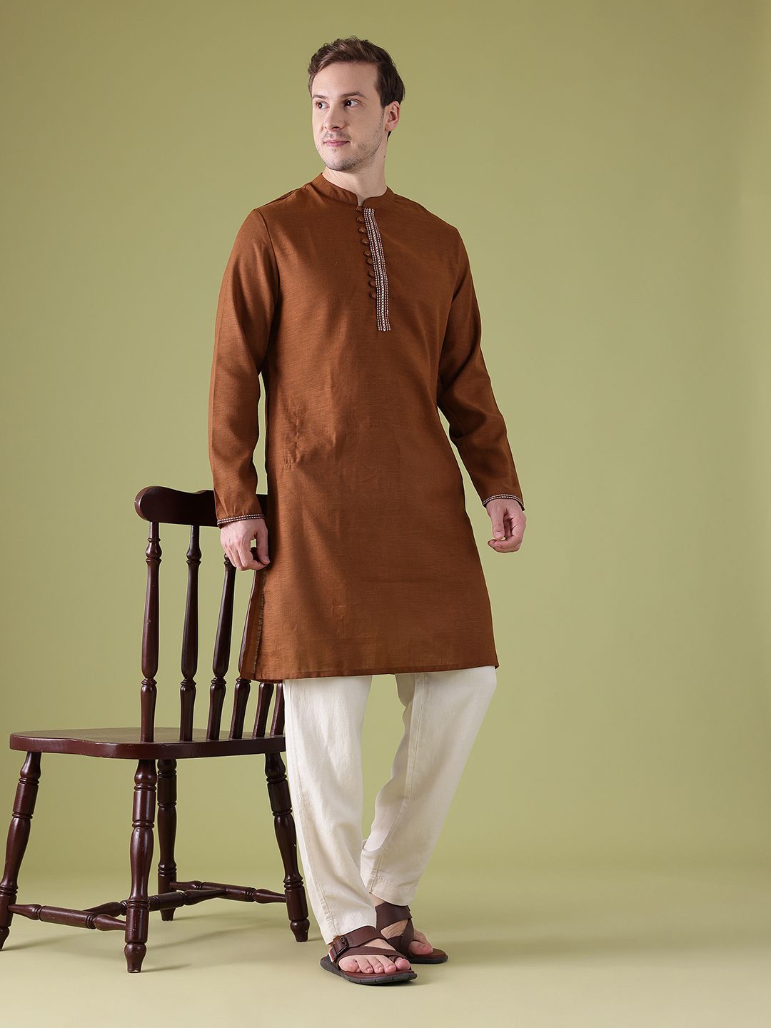 Anouk Thread Work Detail Kurta