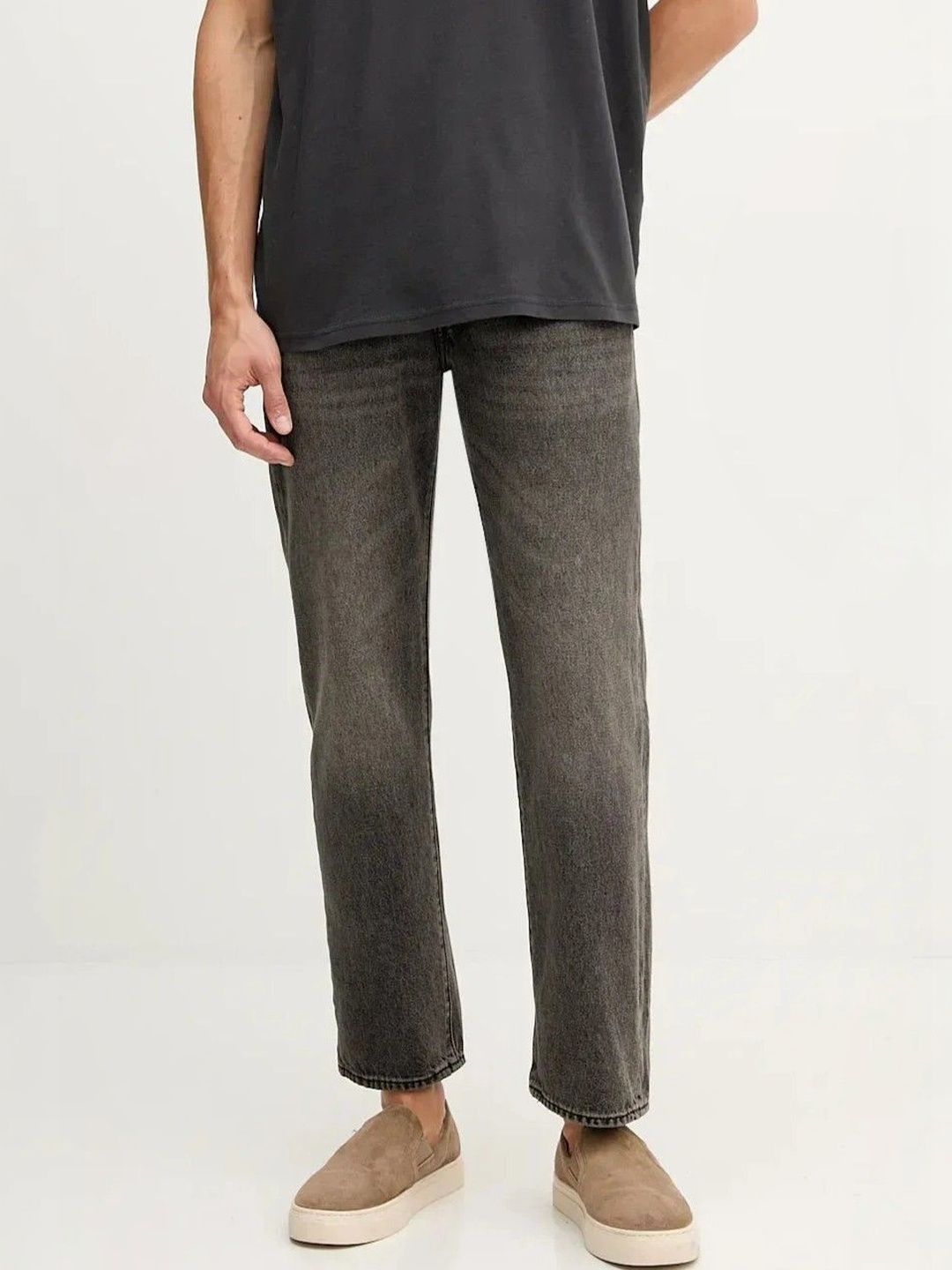 YAMEETFIT Men Jean Regular Fit Mid-Rise Jeans
