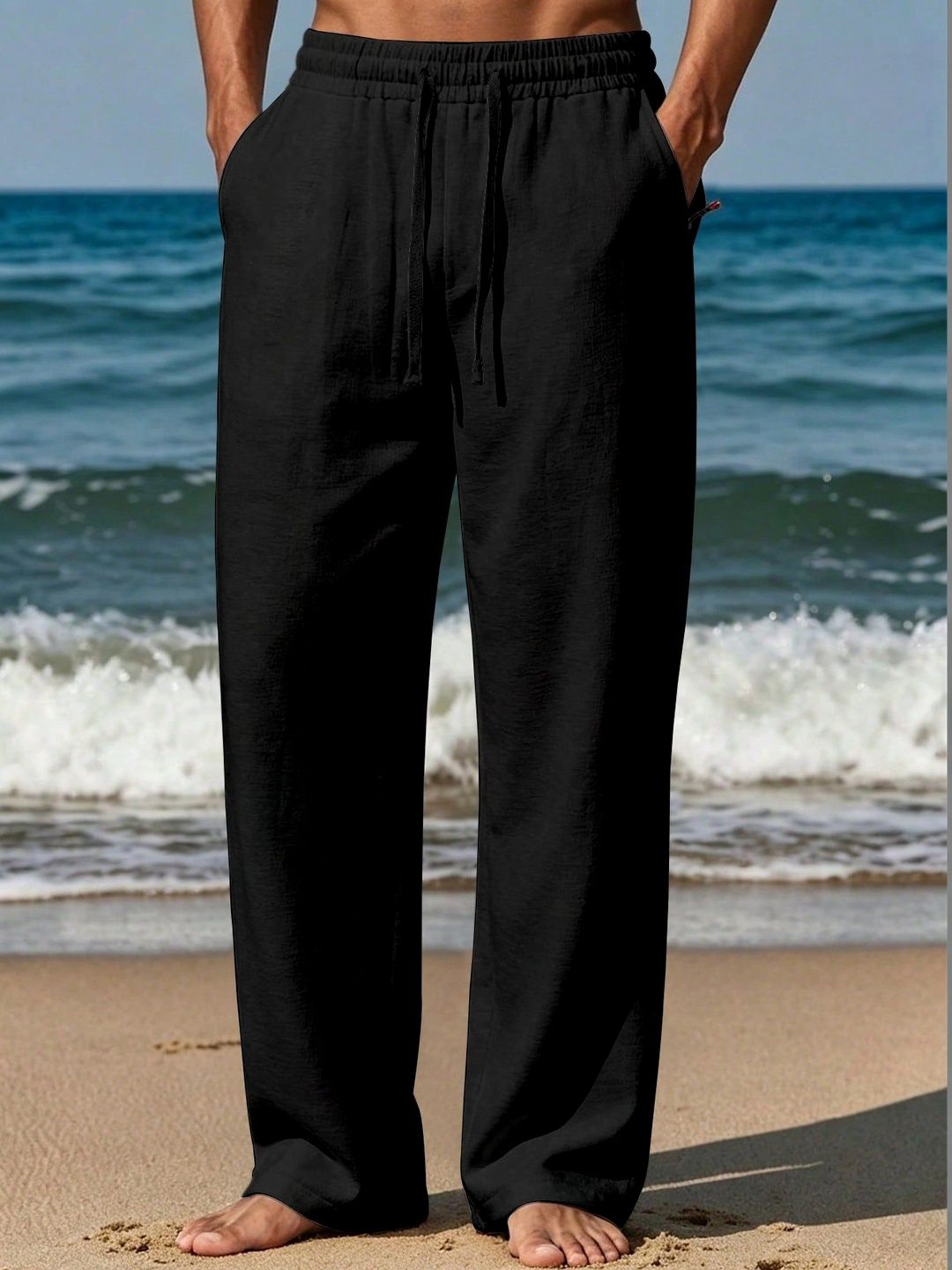 RAJOVATI Men High-Rise Easy Wash Trousers
