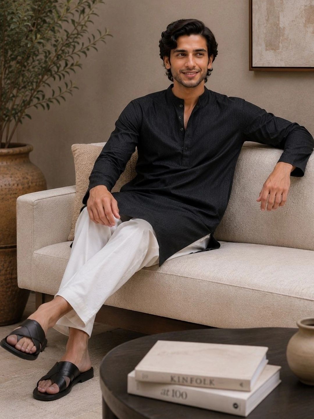 MIDAV MIDAV Men Regular Kurta with Pyjamas