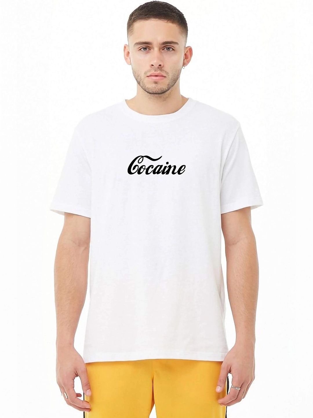VLAM Unisex Typography Printed Slim Fit T-shirt