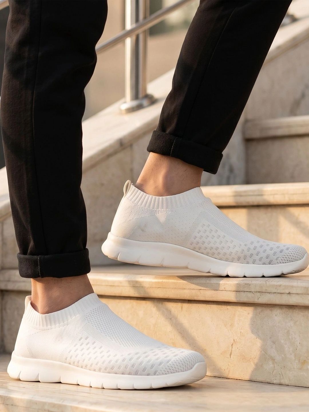 Knight Ace Knight Ace Men Textile Walking Shoes