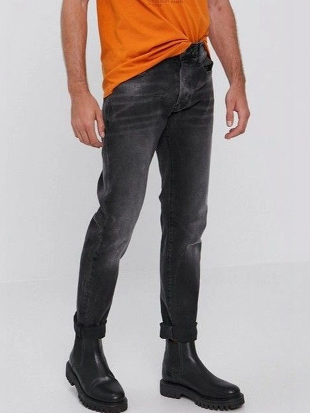 YAMEETFIT Men Jean Regular Fit Mid-Rise Jeans