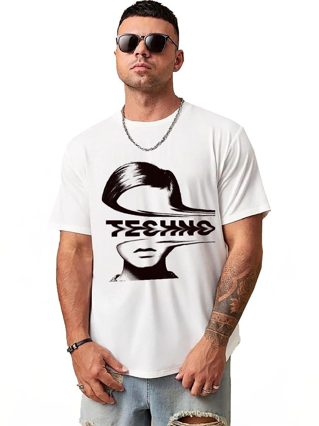 VLAM Unisex Printed Slim Fit T-shirt