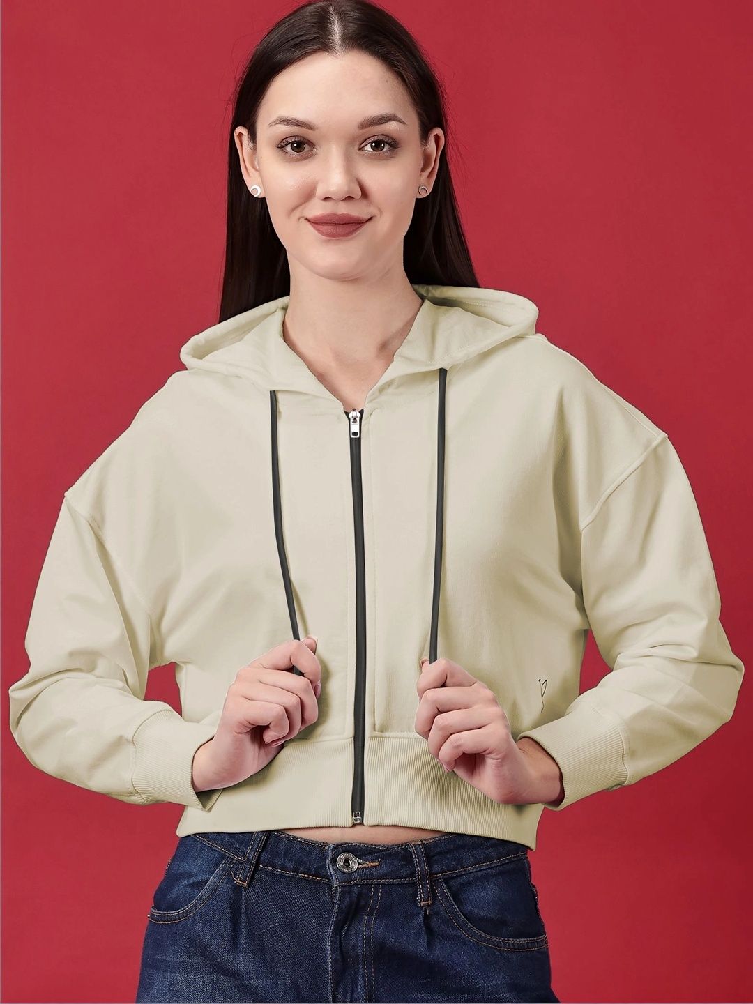 NOVIA Women Hooded Sweatshirt