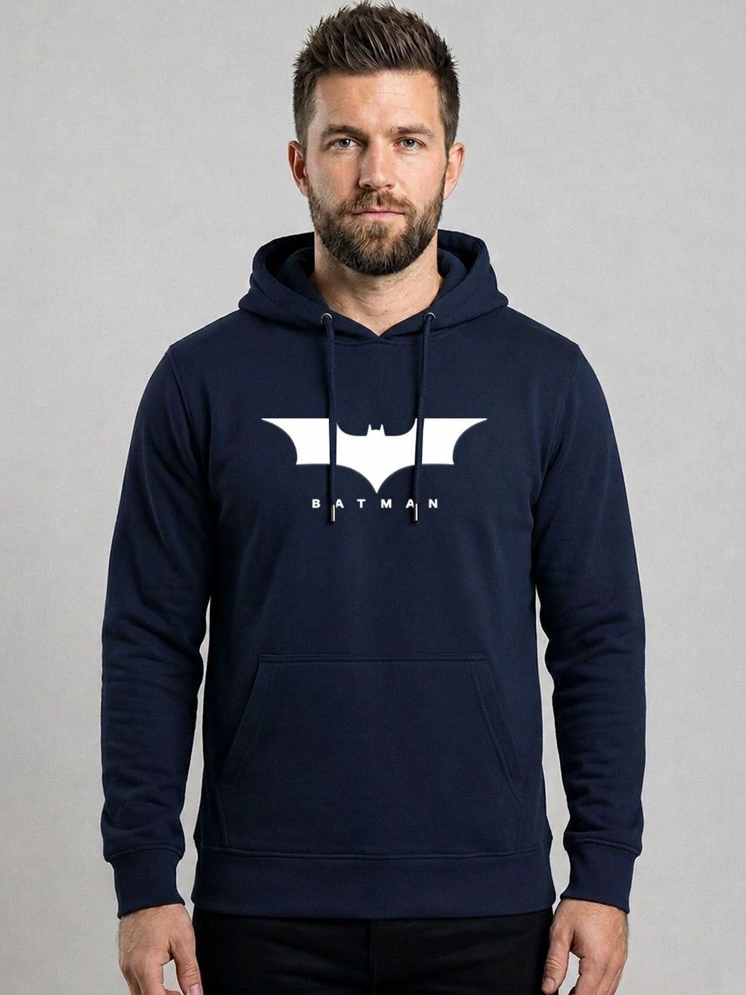 Moda Rapido Men Printed Hooded Sweatshirt