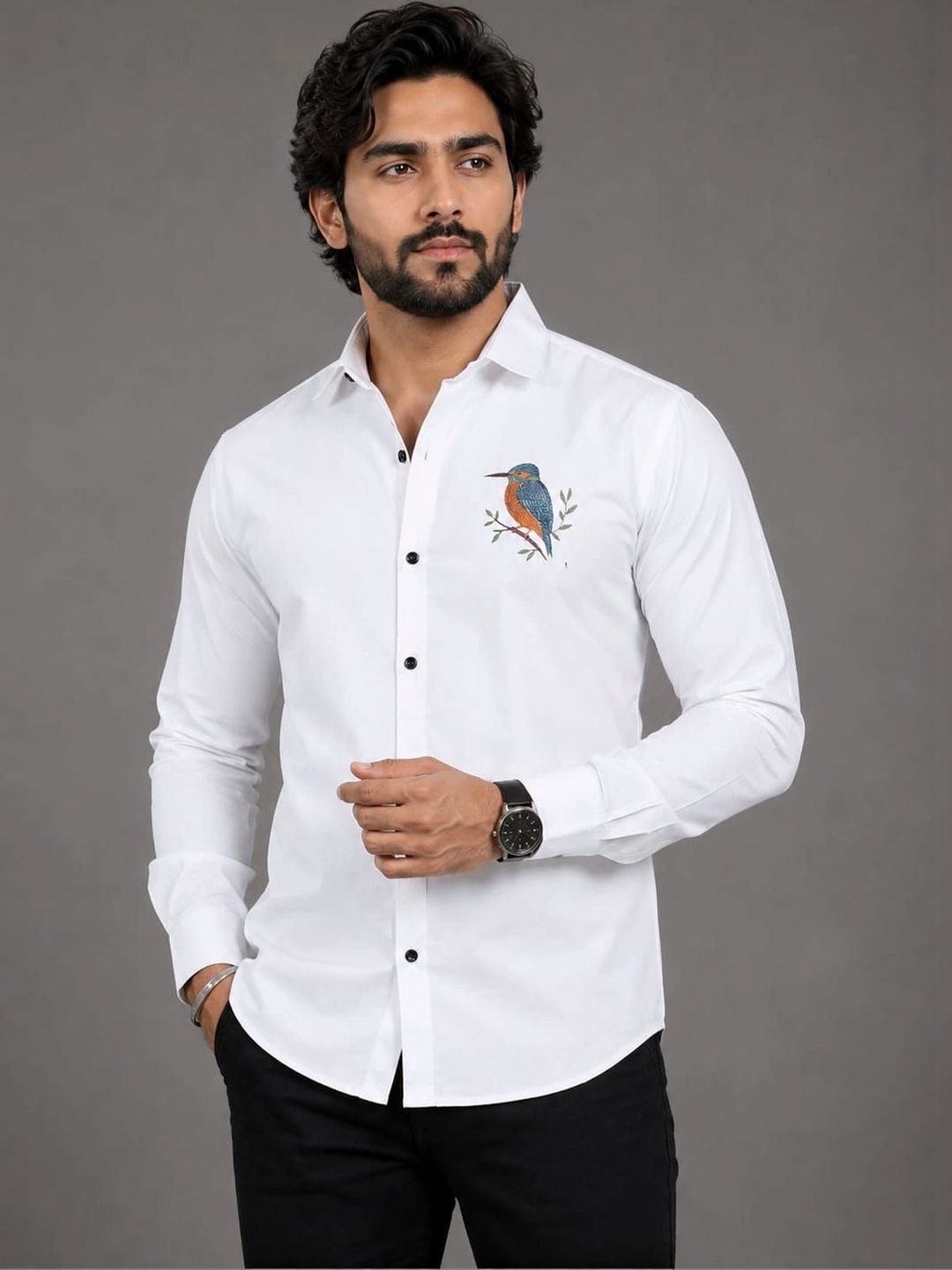 HERE&NOW Men Printed Casual Shirt