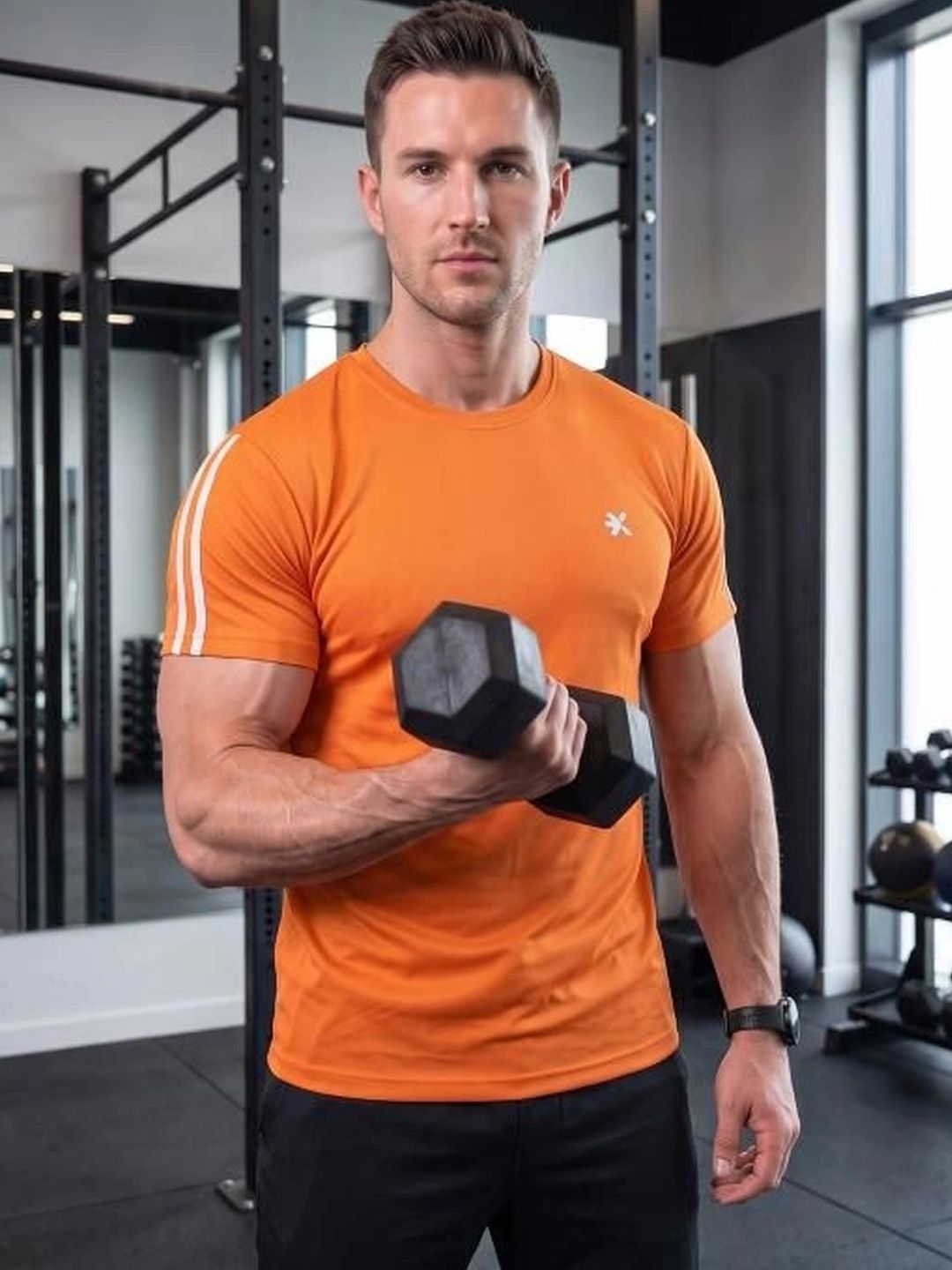 HRX by Hrithik Roshan Men Brand Logo T-shirt