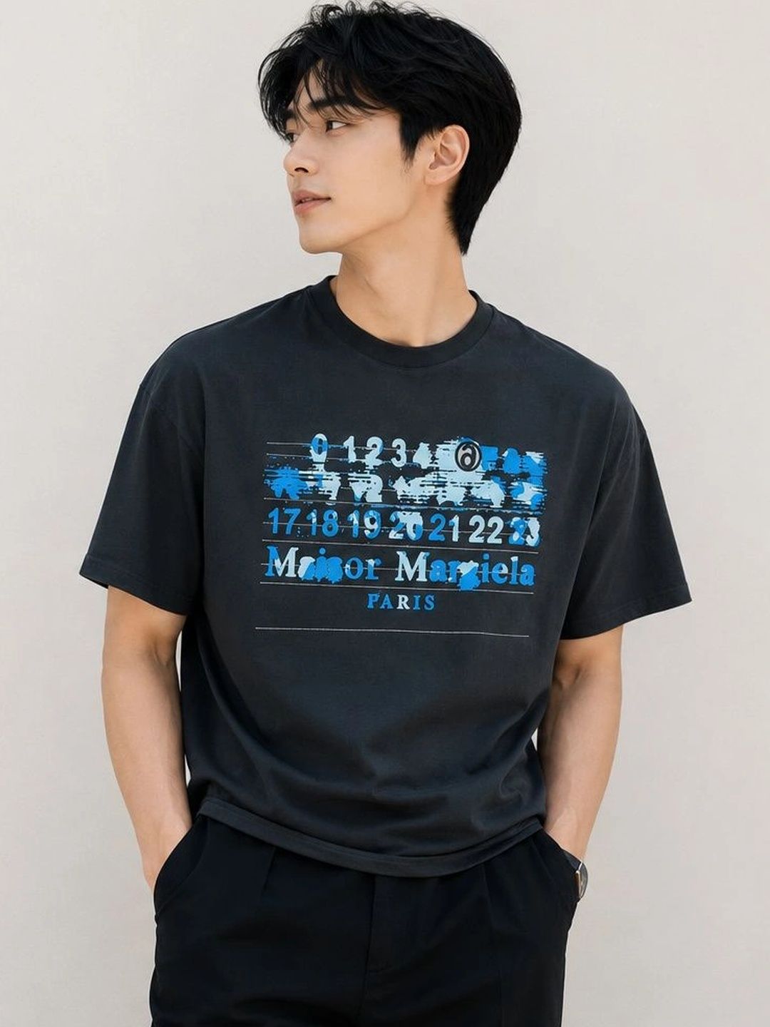 BIGCAPS Men Typography Printed T-shirt