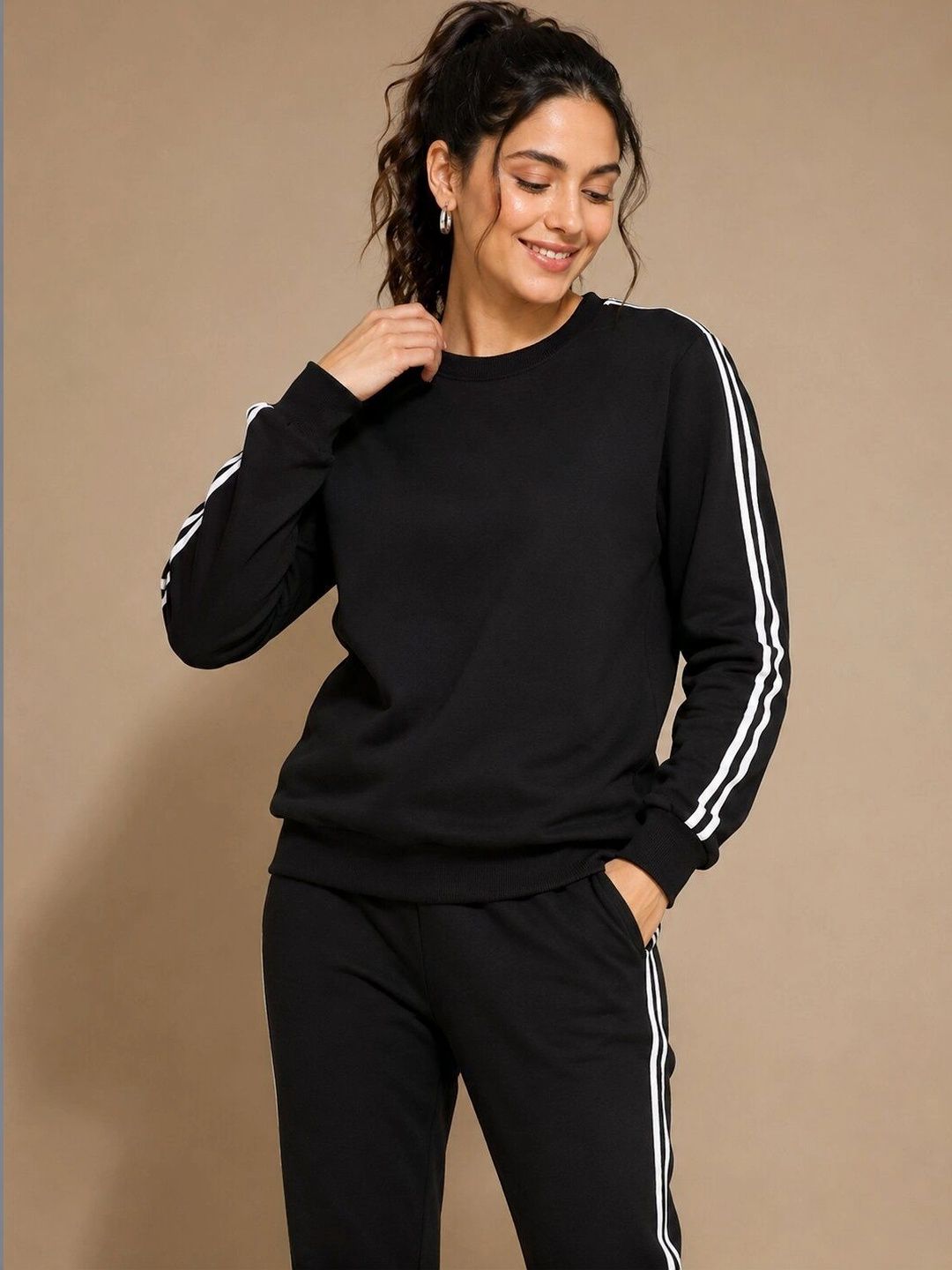 TENACITY Women Colourblocked Sweatshirt