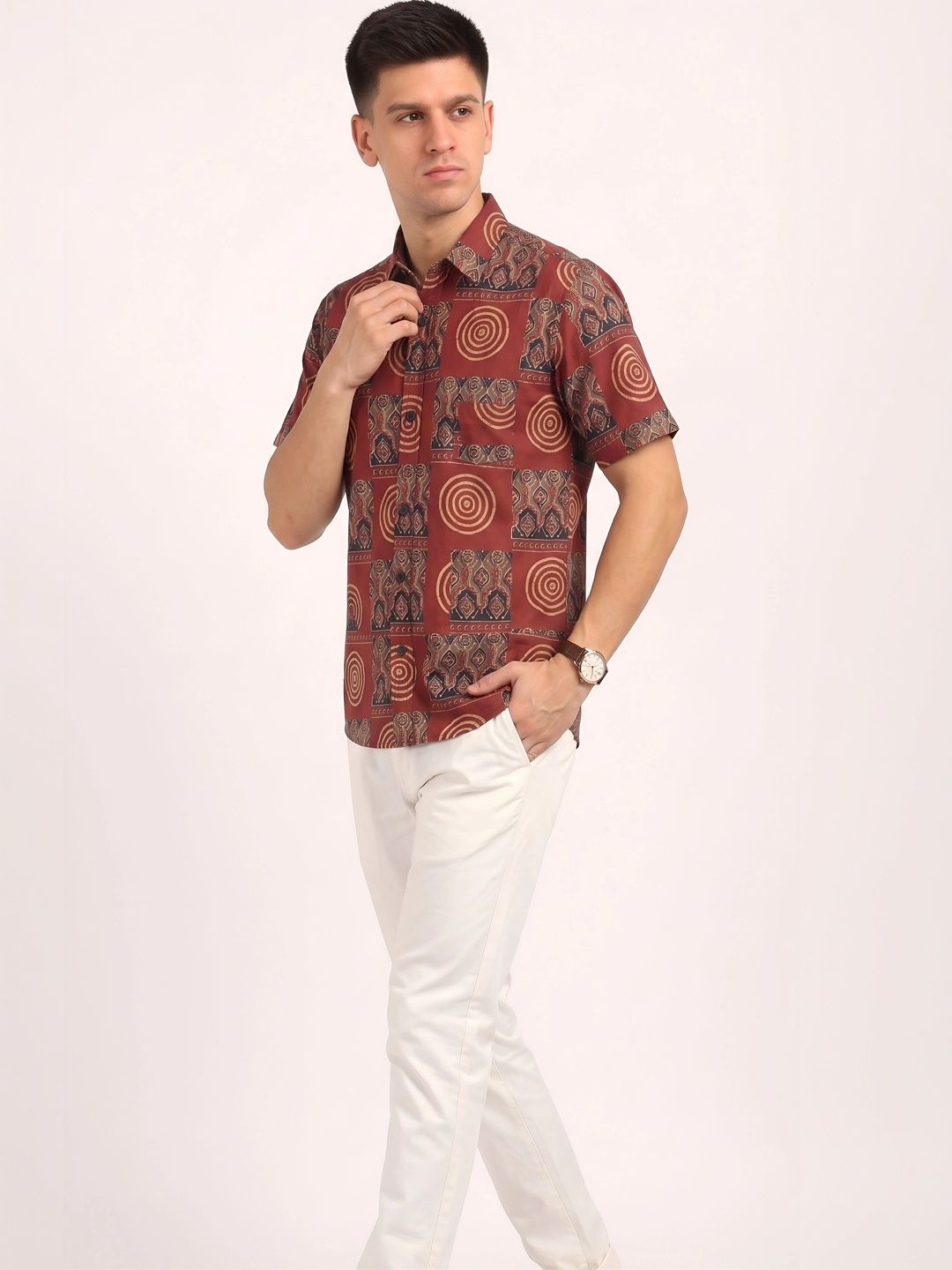 BLOCKS OF INDIA Men Comfort Printed Casual Shirt