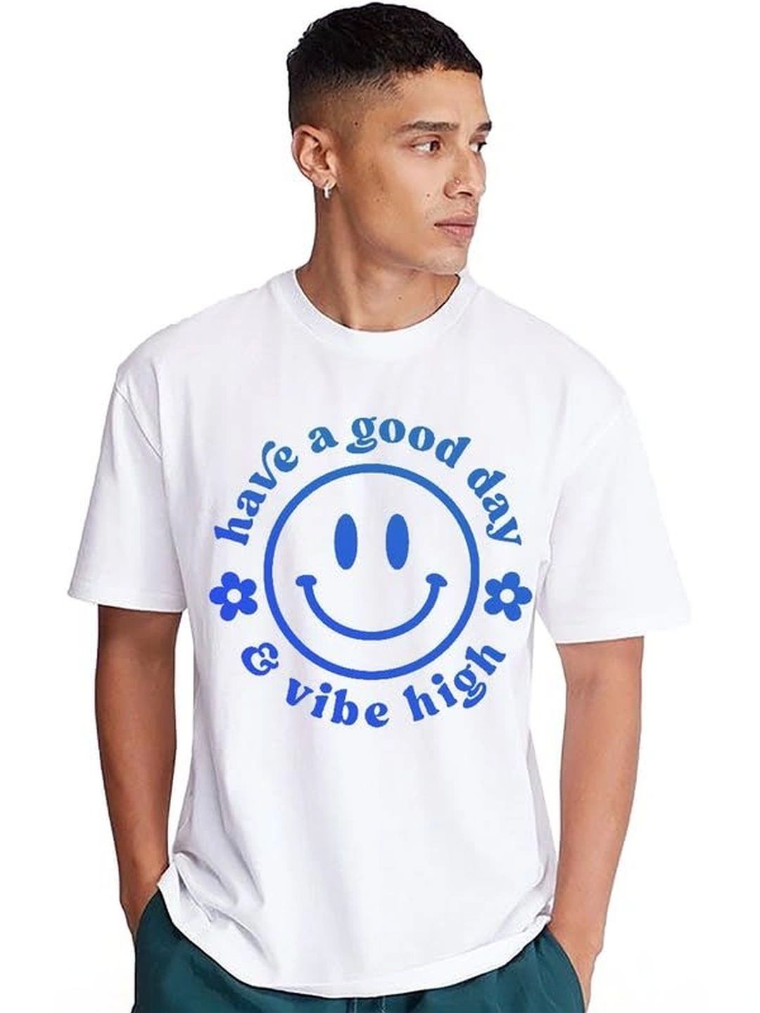 VLAM Unisex Typography Printed Slim Fit T-shirt
