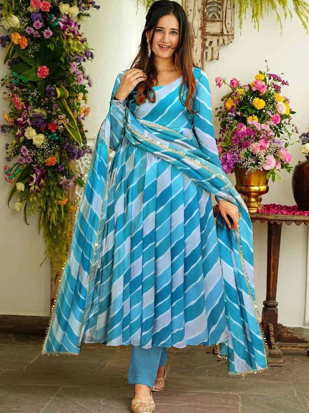 SHREE HARI CLOTH Striped A-Line Dress