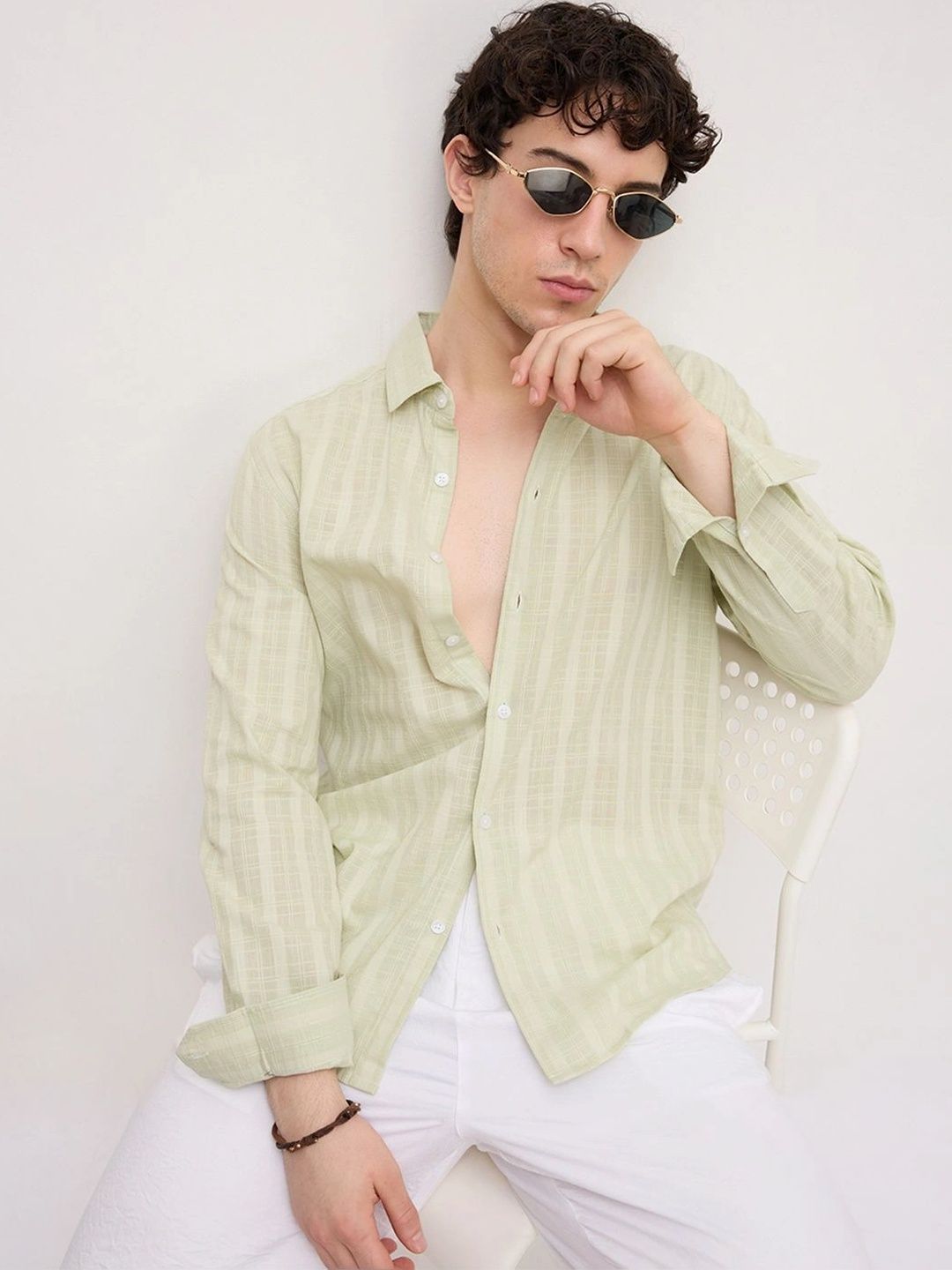 VASTRADO Men Classic Slim Fit Casual Shirt