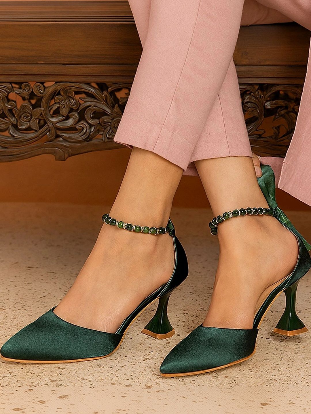 CORSICA Party Slim Heeled Pumps