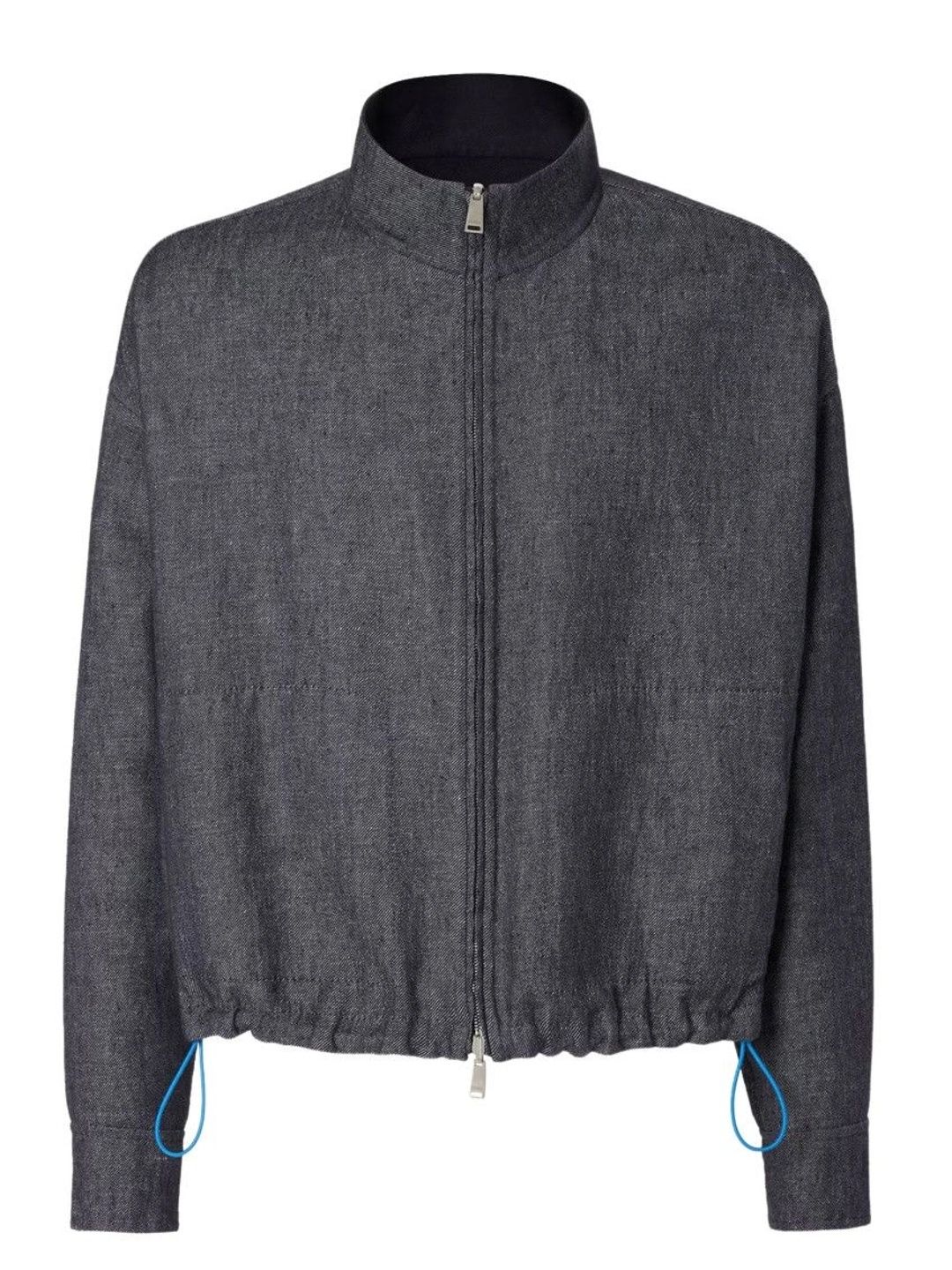 Fendi Men Woollen Reversible Bomber Jacket