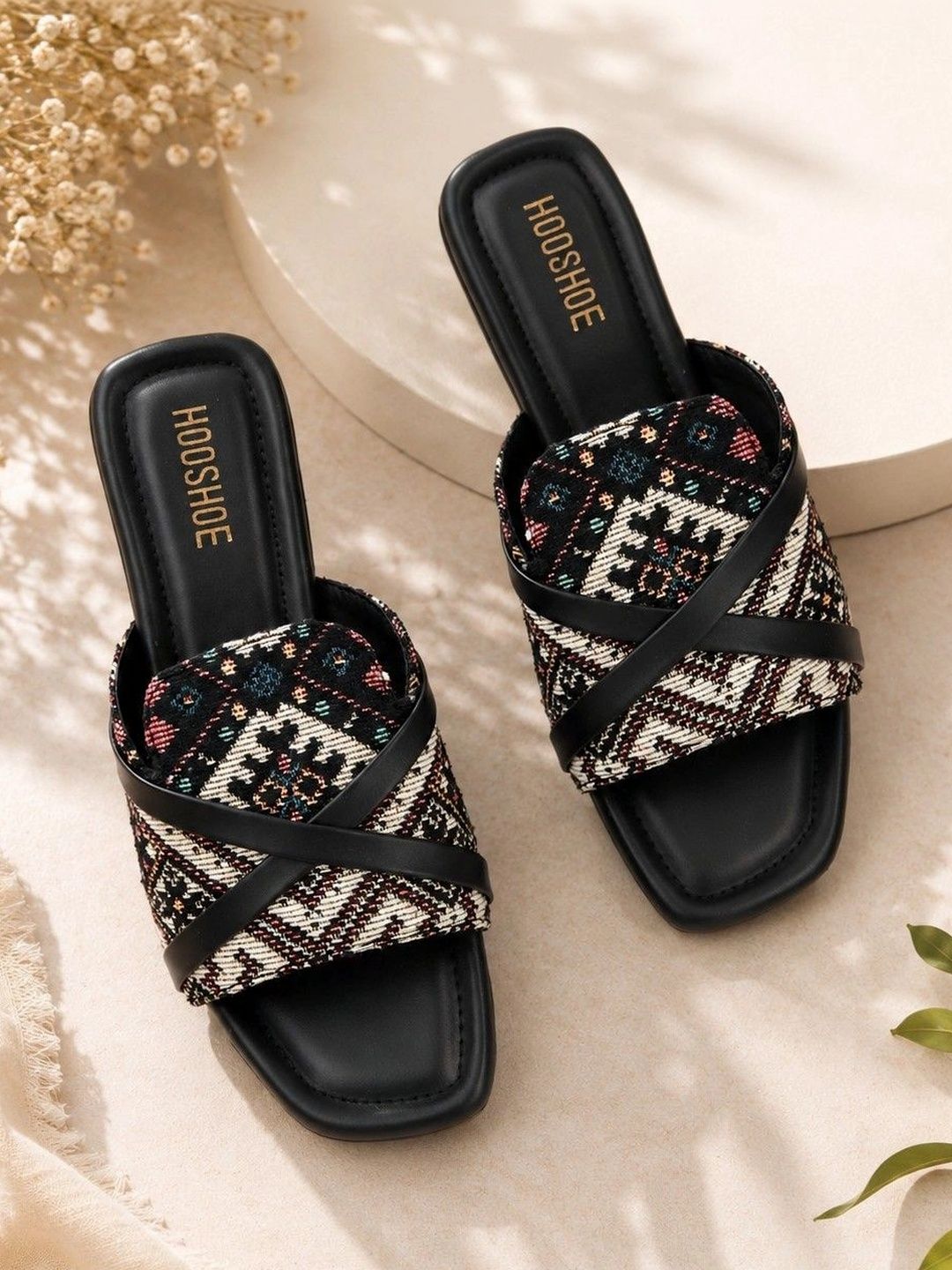 hooshoe Women Open Toe Flats